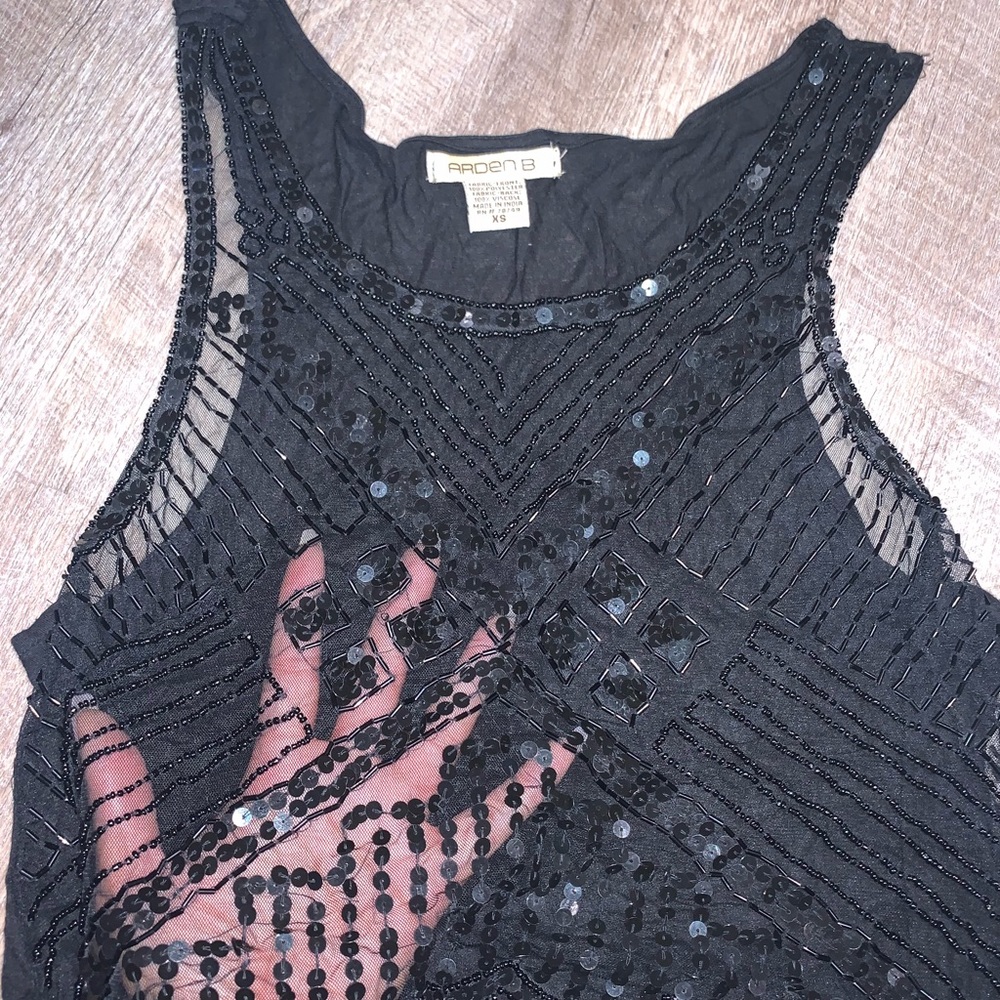 Arden B Sequin Crop